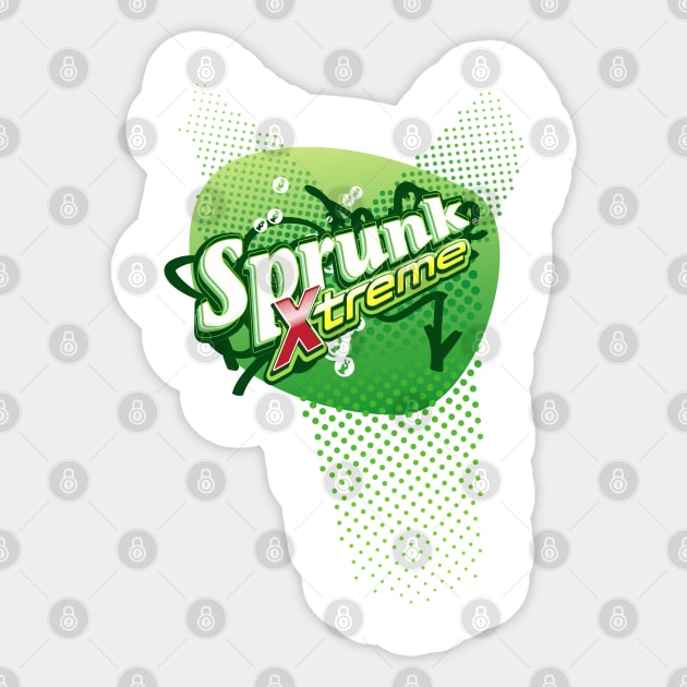 Sprunk Xtreme Soda Sticker by MBK